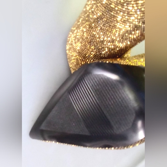 NEW! ALDO Amilmathien Gold Glitter Heels/Stilettos Shoes Size 6.5 - Picture 7 of 8